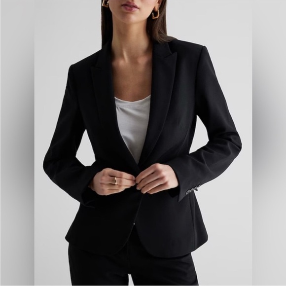 Express Jackets & Blazers - Express Black Tailored Blazer